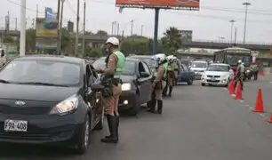 Vehículos particulares: Policía multó a más 430 conductores en las últimas horas