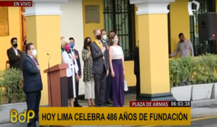 Aniversario de Lima: Jorge Muñoz encabeza ceremonia por 486 años de fundación