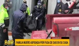 Cajamarca: tres integrantes de una familia mueren asfixiados por presunta fuga de gas