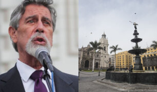 Sagasti sobre aniversario de Lima: debe ser una oportunidad para demostrar nuestra resiliencia