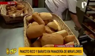 Miraflores: panadería municipal ofrece deliciosos productos a precio social