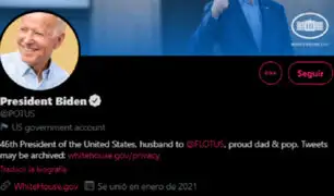 Joe Biden: Twitter entrega cuenta oficial como nuevo presidente de EEUU
