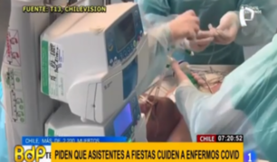 Chile podría sancionar a 'fiesteros' haciéndolos cuidar a pacientes COVID-19