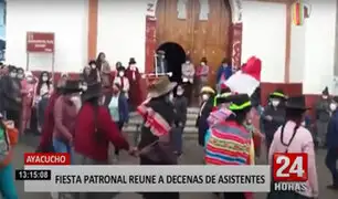 Ayacucho: intervienen a más de 100 personas en festividad religiosa