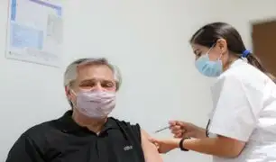 Alberto Fernández: primer mandatario latinoamericano en recibir vacuna contra la COVID-19