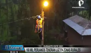 Minam: más de 168 mil peruanos tendrán luz en zonas rurales durante este 2021