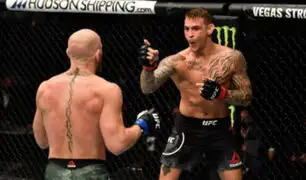 Dustin Poirier derrotó a McGregor con un burtal TKO en la estelar de UFC 257