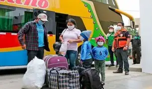 Terminales de buses amanecieron con alta demanda tras anuncio de cuarentena