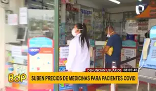Denuncian aumento de precios en medicinas para pacientes COVID-19