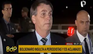 Brasil: Jair Bolsonaro insultó a la prensa de su país