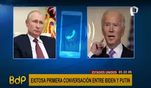 EEUU: Biden y Putin tienen su primera conversación exitosa