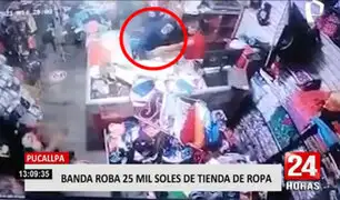Pucallpa: roban 25 mil soles de una tienda de ropa