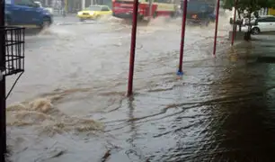 Huánuco: lluvia torrencial provocó colapso de drenajes e inundaciones