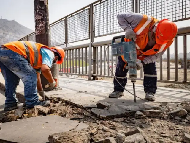 Municipio de Lima realizó el mantenimiento de 140 puentes de la capital