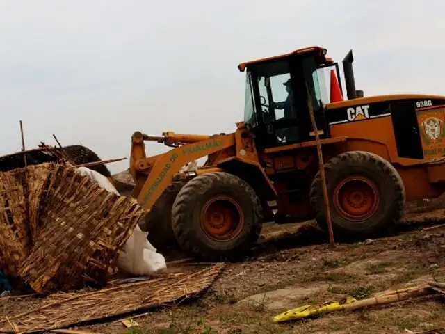 Huaura: Desalojan a familias que invadieron zona arqueológica en Hualmay