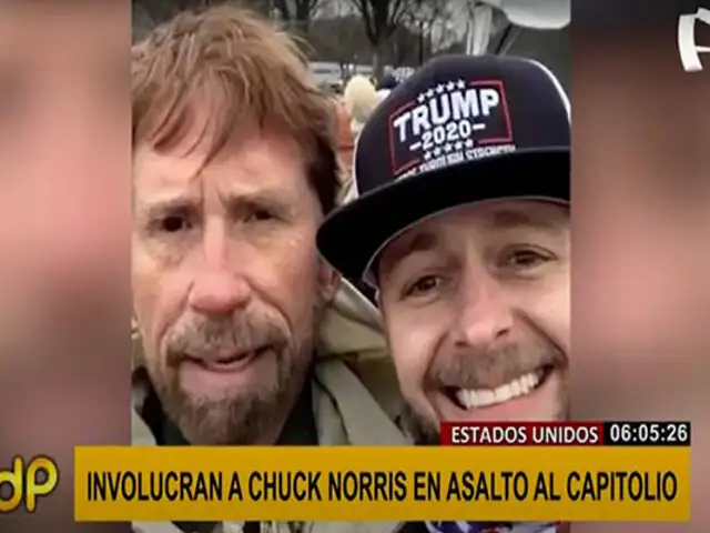 EEUU: ¿Chuck Norris estuvo en violento asalto al Capitolio?