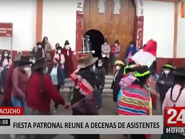 Ayacucho: intervienen a más de 100 personas en festividad religiosa