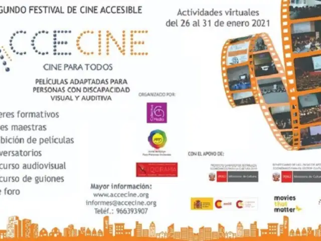ACCECINE: el festival de cine accesible para personas con discapacidad visual y auditiva