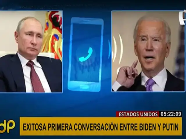 EEUU: Biden y Putin tienen su primera conversación exitosa