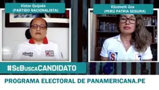 “Se busca candidato”: Así fue el primer debate entre Elizabeth Zea y Víctor Quijada