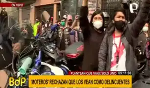 Motociclistas anuncian huelga nacional ante prohibición de circulación con dos ocupantes