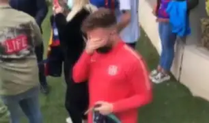 La increíble reacción de un hincha que se quebró al ver de cerca a Messi