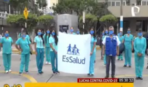 Profesionales de Essalud vuelven a la primera línea