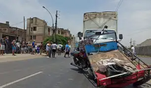 Camión de carga embiste y mata a trabajadora de reciclaje en SJL