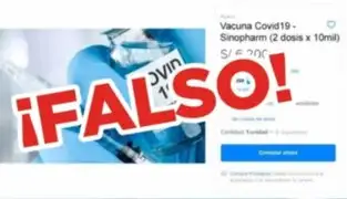 Minsa aclara que vacunas serán gratuitas y pide no compartir información falsa