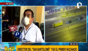Personal de Hospital San Bartolomé también recibe vacuna contra COVID-19