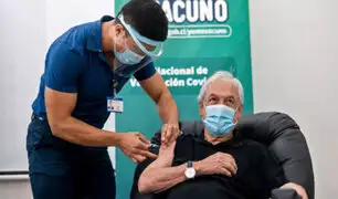 Presidente de Chile se une a lista de mandatarios del mundo en vacunarse contra la COVID-19