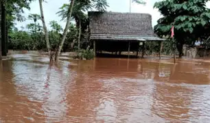 Más  de 300 viviendas  inundadas deja desborde de río Pichis en la región Pasco