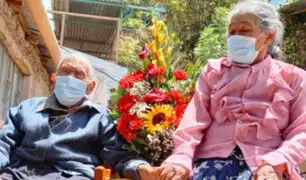 Moquegua: Hombre de 109 años y su esposa de 81 celebran el “Día del Amor”
