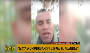 Extranjeros difunden videos con amenazas de muerte a ciudadanos peruanos