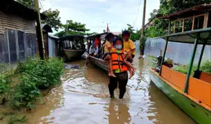 Más de 2,000 damnificados dejan inundaciones por desborde de ríos en Madre de Dios