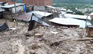 Huaico causado por intensas lluvias sepulta 15 viviendas en Chanchamayo