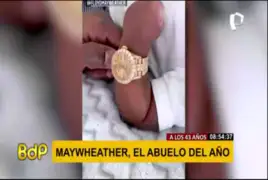 Floyd Mayweather engríe a su nieto recién nacido con lujoso regalo