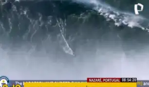 WSL confirma récord de la ola más alta de la historia en Nazaré
