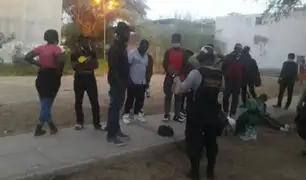 Haitianos ilegales fueron intervenidos deambulando por calles y plazas de Piura