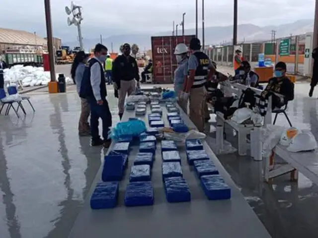 Moquegua: incautan más de 100 paquetes con clorhidrato de cocaína en el puerto de Ilo