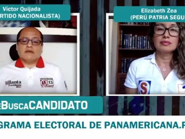 “Se busca candidato”: Así fue el primer debate entre Elizabeth Zea y Víctor Quijada