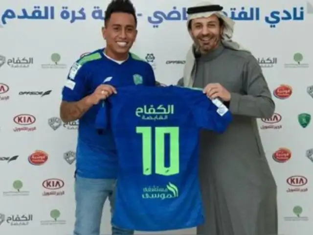 Christian Cueva en Al-Fateh: volante peruano debutó oficialmente en Liga Profesional Saudí