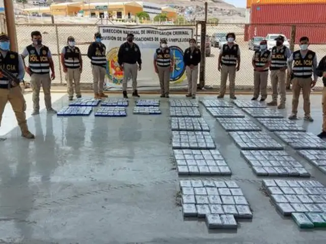 Encuentran más de 533 kilos de cocaína distribuida en Moquegua
