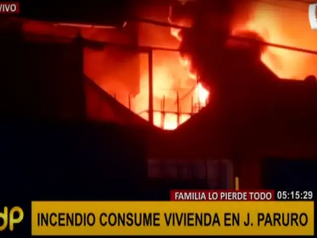 Incendio en el Cercado de Lima: al menos 20 familias afectadas en quinta del jirón Paruro