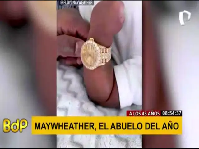 Floyd Mayweather engríe a su nieto recién nacido con lujoso regalo