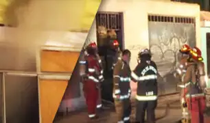 La Victoria: mujer salva de morir en incendio de edificio