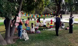Surco: intervienen al menos a 20 personas por celebrar fiesta infantil en parque