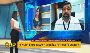 Año escolar 2021: Ministro Cuenca explica cómo se realizarán las clases semipresenciales