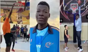 Gigante nigeriano de 2.36 metros la rompe en baloncesto