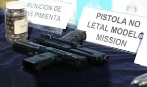 Municipalidad de Lima donó armas no letales al INPE